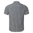 thumbnail image 5 of Save On Summer Checked Shirt for Mens Scooped Neck Tee Short Sleeve Tops Pullover Sweater Blouses Plain Classic Quick Dry Tunic Blouses Beach Gym Workout Running Casual Clothes, 5 of 7