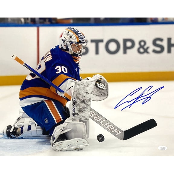 Ilya Sorokin Signed 16x20 New York Islanders Photo JSA ITP