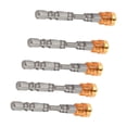 thumbnail image 1 of Juego de 5 Puntas de Destornillador Ph2 Con Cabeza Cruzada Magnética de Acero S2 Para Tornillos para paneles de yoso, Vástago de 1/4 de Pulgada, Paneles de Yeso Elássticos y Con, 1 of 7