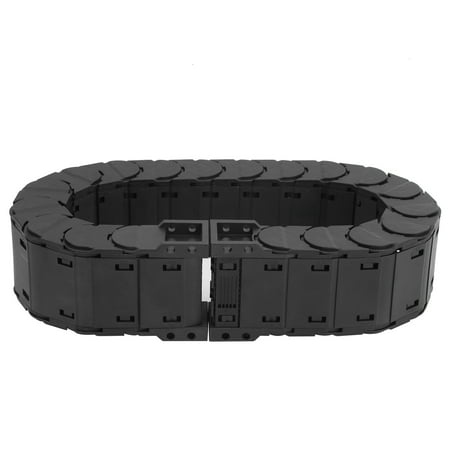 

Cable Drag Chain Drag Chain 1Meter/0.7 Meters Durable Practical Stable Detachable Cable Drag Chain For Low Noise Series Towlines Removable Assembly D25 X 25 D25 X 38 D25 X
