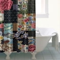 thumbnail image 4 of Pioneer Flower Floral Print Pattern Shower Curtain 72"x72" ,Bathroom Decorative Shower Curtains Set with 12 Hooks,Modern Waterproof Washable Shower Curtain, 4 of 6