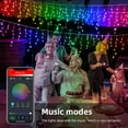 thumbnail image 6 of 66-ft Smart Icicle Christmas Lights with Programmable RGB Fairy LED Lights, 6 of 9