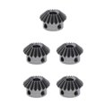 thumbnail image 3 of Wweixi Modulus Brass Bevel Gear 20th 5 to 35mm Hole Enhanced Durability Steel 6mm Hole M4x2 5Set, 3 of 6