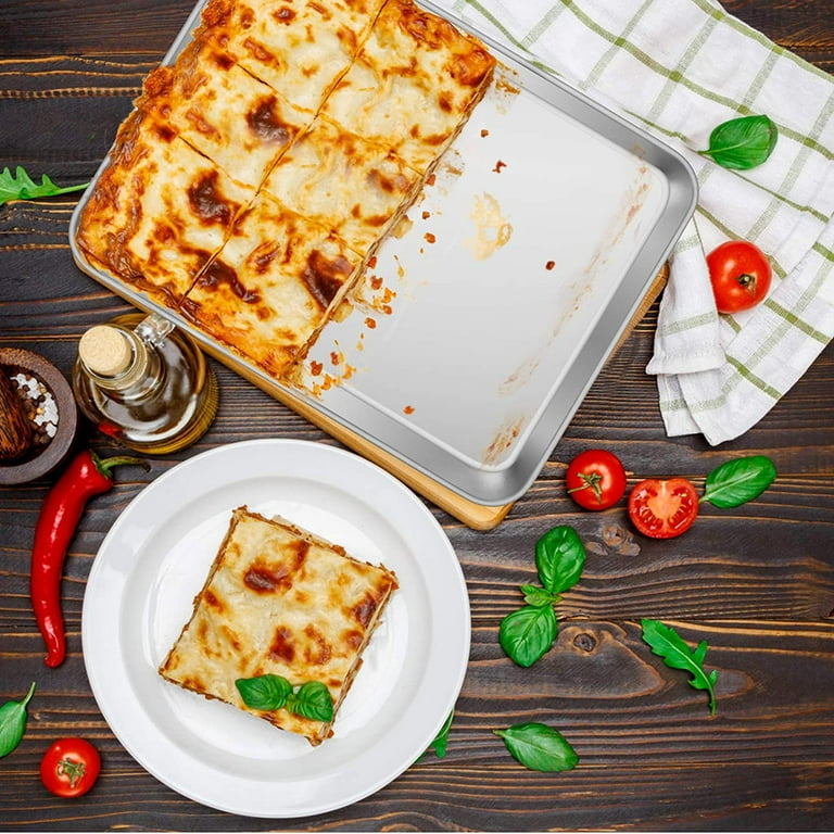Stainless steel lasagna pan hotsell
