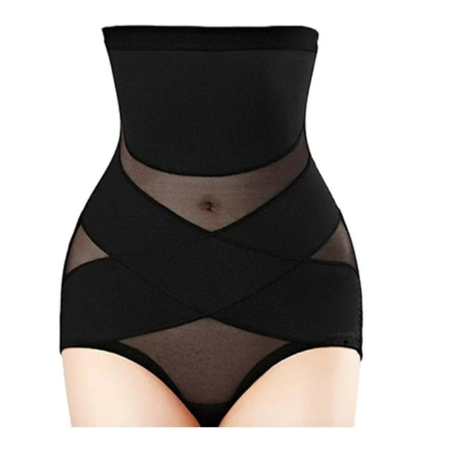 Pantalon de Compression Croisé en Abs pour Femmes Amincissant Contrôle du Ventre