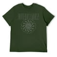 thumbnail image 3 of 90s Grunge Rock Band T-Shirt, Vintage Music Graphic Tee, Retro Concert Apparel for Men Army Green-style 4XL, 3 of 7
