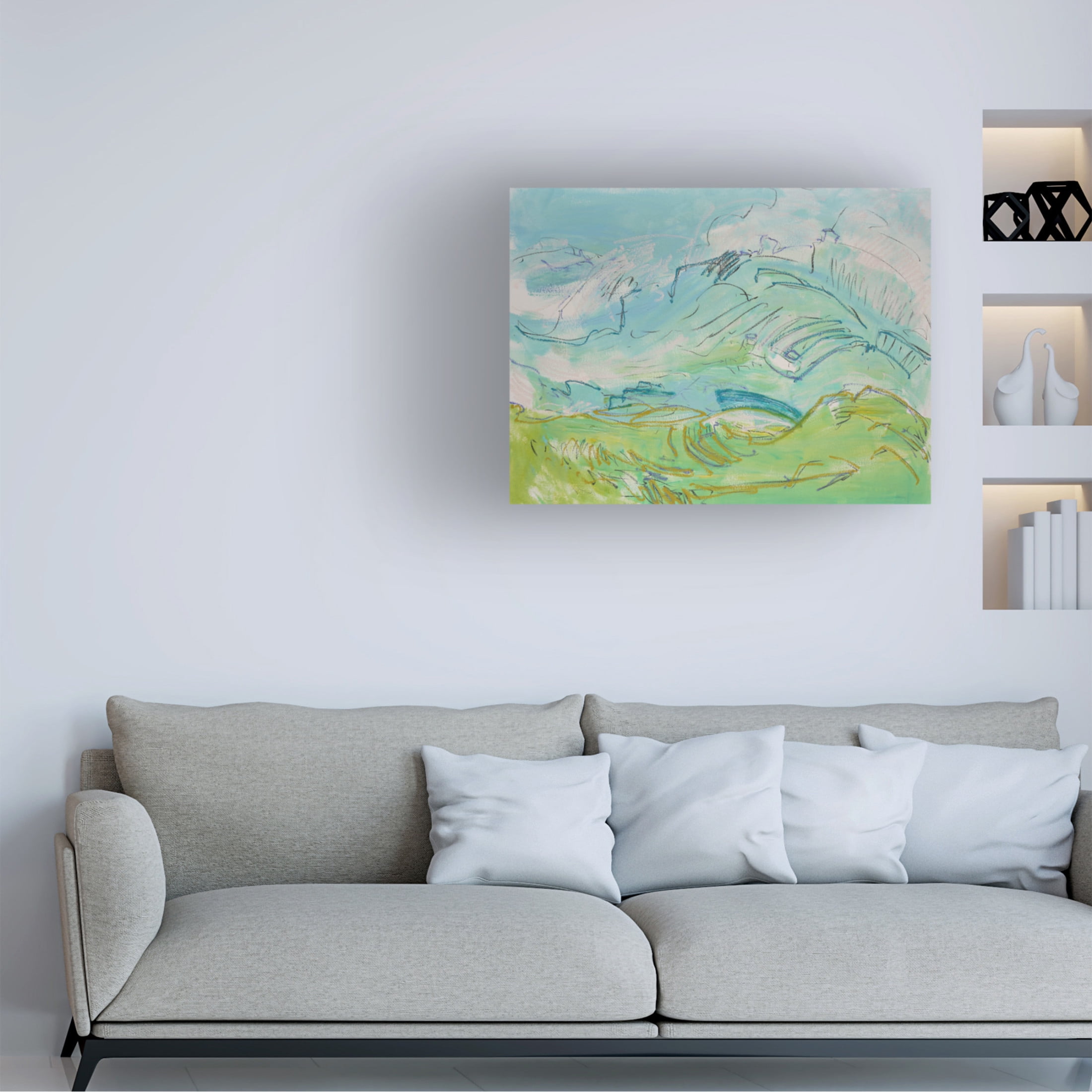 Trademark Fine Art Dorothy Fagan  Heaven and Earth VII Canvas Wall Art