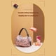 thumbnail image 1 of Bolsa de supermercado portátil plegable impermeable ecológica para viajes de compras B Ndcxsfigh Libre de BPA, 1 of 6