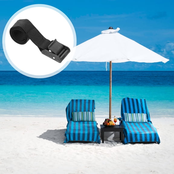DINHEAROM 5Pcs Reusable Umbrella Strap Fixed for Large Patio Parasol with Adjustable and Durable Design