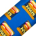 thumbnail image 4 of ODD SOX, Men's Funny Designer Novelty Food Snacks Socks, Spam Crew, Large Adult, 4 of 6