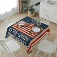 thumbnail image 6 of American Flag Year Anniversary Table Cloth Waterproof Tablecloths, USA Flag Vintage Tablecloth Dining Table Cover for Kitchen Party Tabletop Outdoor, Square Tablecloth 60x60 Inch, 6 of 9