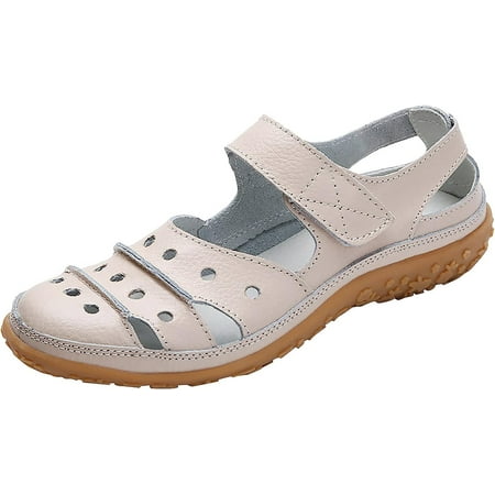 

Women s Sandals Flat Sandals Single Shoes Casual Breathable Hollow Out Solid Color Beach Sandals