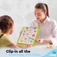 thumbnail image 5 of Enday Plastic Clipboard with Ruler Heavy Duty Clipboards for Medical, Office, School Use Green, 5 of 7