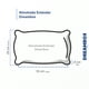 thumbnail image 2 of Almohada Estándar Memory Foam Almohada estándar, 2 of 7