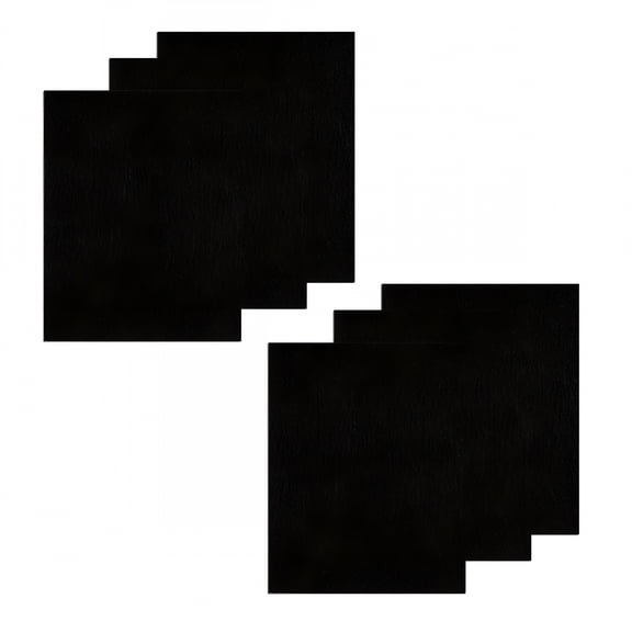 ACDANC 6 Pack Activated Carbon Filters for Air Filter Cat Litter Box, 6 Inch x 4.4 Inch Trimmable Pads