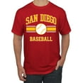 thumbnail image 1 of Wild Bobby City of San Diego Baseball Fantasy Fan Sports Men's T-Shirt, Red, Large, 1 of 6
