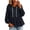 16-Navy#cute hoodie, variant on Yeaiivve Womens Cute Hoodies Ruffle Hem Casual Pullover Hoodie Relaxed Fit Drawstring Hooded Babydoll Tops for Weekend Outings S