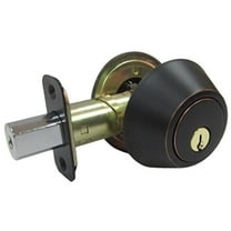 Taiwan Fu Hsing Industrial 222022 Tru-Guard Double Cylinder Deadbolt, Aged Bronze