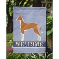 thumbnail image 3 of Carolines Treasures CK3604GF Ibizan Hound Welcome Flag Garden Size  Small multicolor, 3 of 3