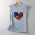 thumbnail image 5 of IROINNID Patriotic Shirts for Women Round Neck Tank Summer Casual Tops Regular Vest Tops Sleeveless Tops July 4th, 5 of 5