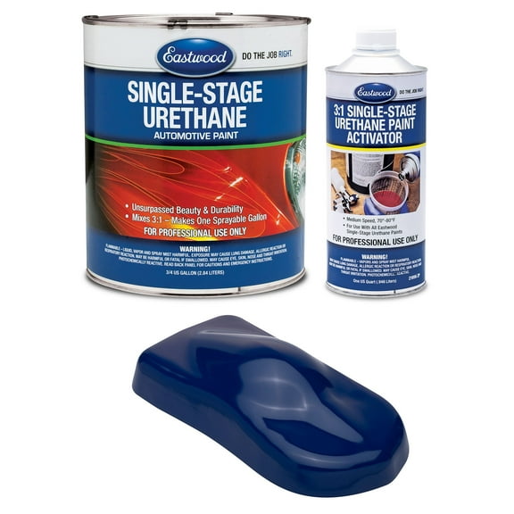 Eastwood 3:1 Mack Blue Single Stage Automotive Spray Paint 1 Sprayable Gallon Kit