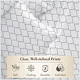 thumbnail image 6 of California Design Den 3-Piece Printed Twin XL Sheet Set - 100% Organic Cotton Percale, Deep Pocket - Quatrefoil grey, 6 of 9