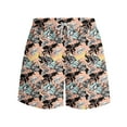 thumbnail image 4 of Odeerbi Mens Swim Trunks Hawaiian Tropical Print Bord Shorts Summer Beach Swimming Trunks Loose Beach Shorts with Pocket Swimming Pants Orange, 4 of 6