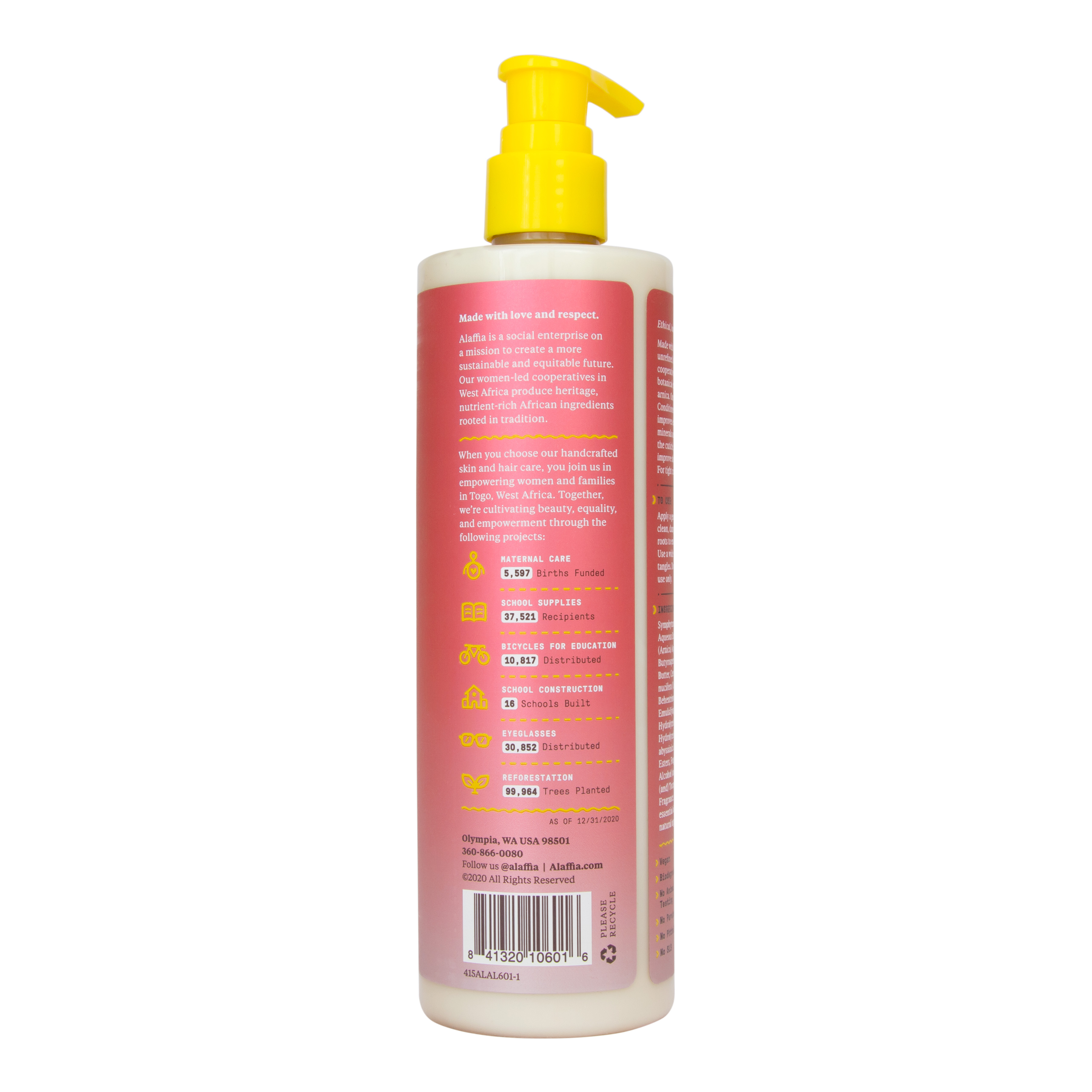 Alaffia Beautiful Curls Curl Define Leave-in Conditioner with Shea Butter, 12 fl oz - image 5 of 8