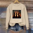 thumbnail image 7 of Jsaierl Halloween Sweatshirts for Women Cute Witch Graphic Pullovers Vintage Classic Crewneck Long Sleeve Sweater Tops Halloween Party Supplies, Sizes S-2XL, 7 of 7