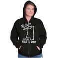 thumbnail image 4 of Cant Spell It Nice To Mississippi Unisex Fleece Graphic Zip Up Hoodie Brisco Brands 3X, 4 of 5