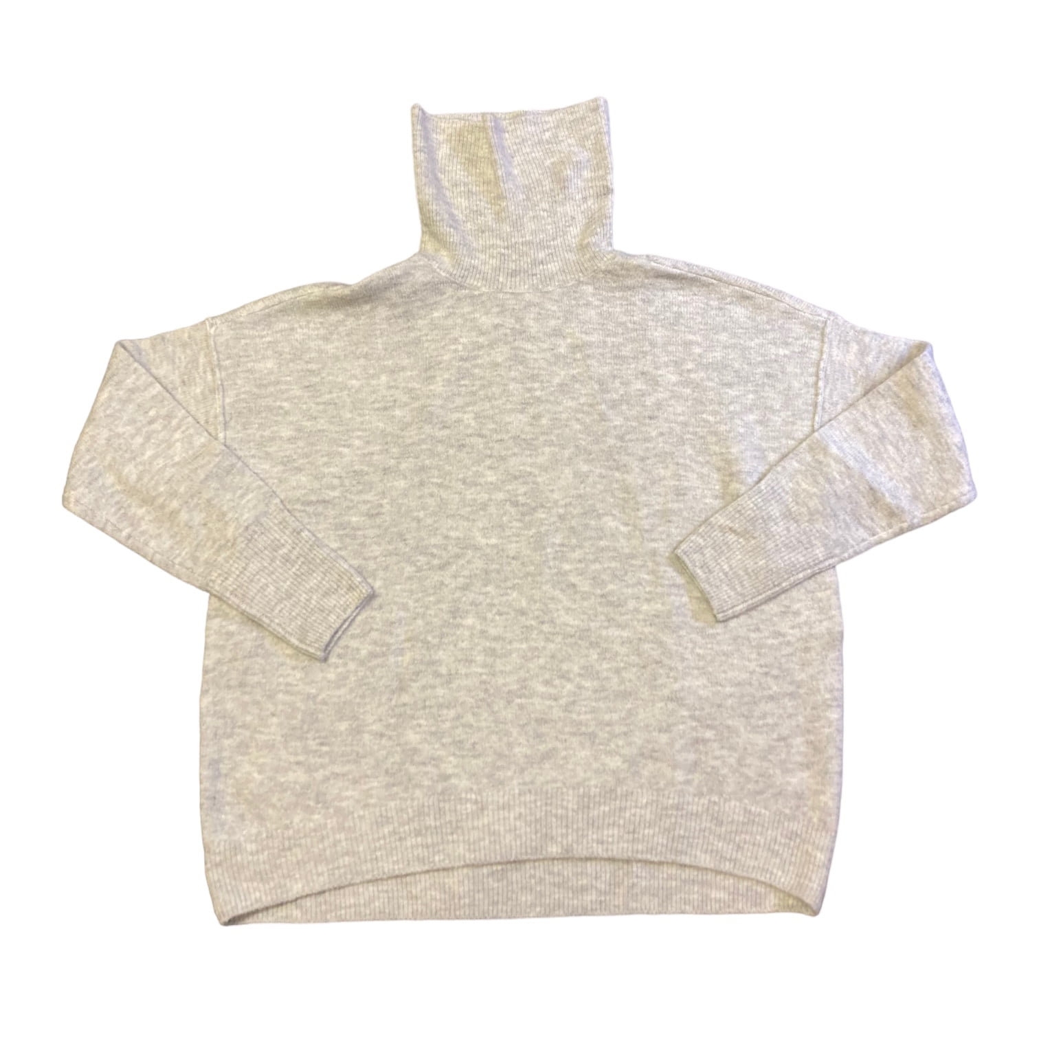 Vince Camuto Women's Mock Neck Cable Knit Pullover Sweater Relaxed