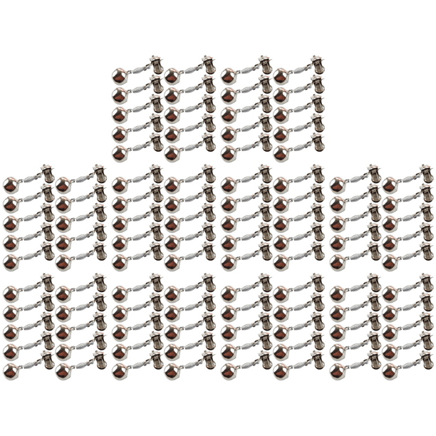 Alarma Peces Campanas Metal Ajustable Aparejos Pesca Portátiles (10 Piezas)