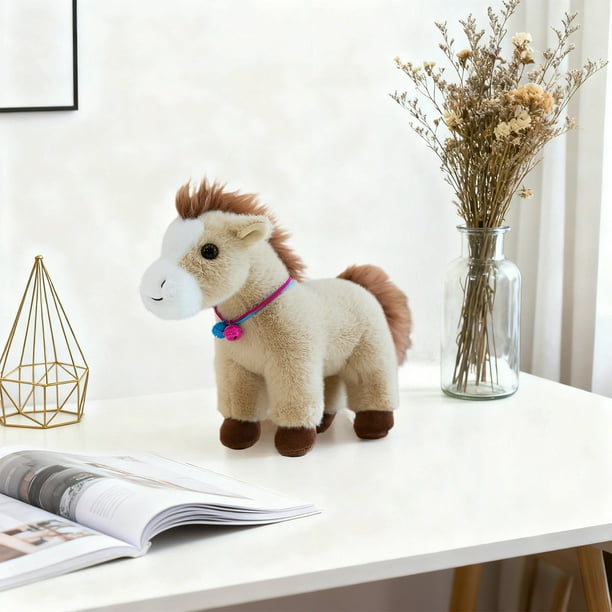 Juguetes, Peluches, Muñecos de peluche, Animales de peluche, Muñeco de simulación del año, Lindo caballo, Muñeco de tela, Regalo para eventos, Muñeco de peluche