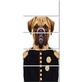 thumbnail image 2 of Chien Boxeur Drôle en Uniforme Militaire - Impression sur Toile Animal, 2 of 3