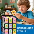 thumbnail image 5 of Fundas para Tarjetas Coleccionables con 1800 Bolsillos, Paquete de 100, Protectores de Doble Cara con 9 Bolsillos, Fundas Negras para Tarjetas, Hojas de Carpeta con 11 Anillas., 5 of 5