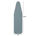 thumbnail image 2 of Household Essentials Deluxe Ironing Board Pad and Cover, Blue Silicone Coated, 2 of 4