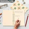 thumbnail image 4 of FORMRS 1-Subject Spiral Notebook 8" x 5" College Ruled 60 Refillable Sheet A5 Hard Cover, 2 Pack, Pastel Beige Geometric, 4 of 7
