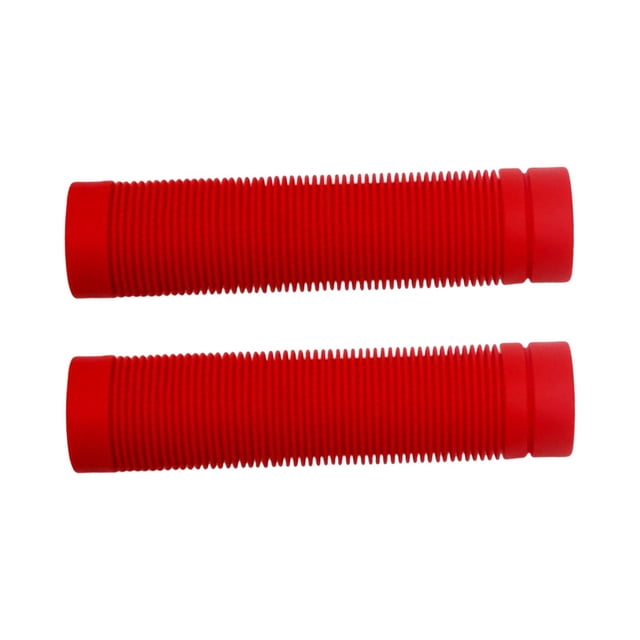 Empuñaduras de manillar de bicicleta Zulema Premium 2 uds manga de diámetro suave de 0,87 Rojo