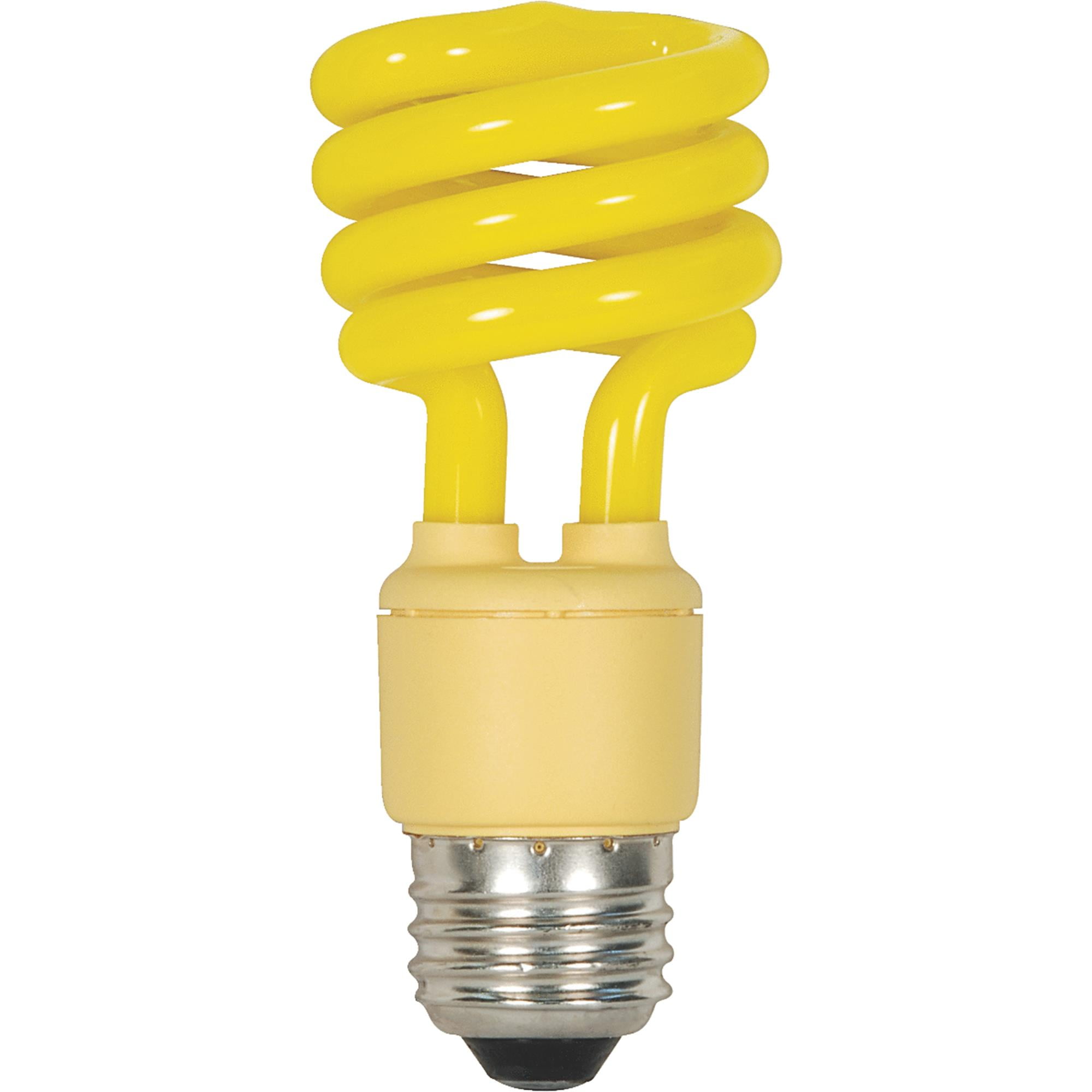Satco T2 Spiral Medium CFL Bug Light Bulb