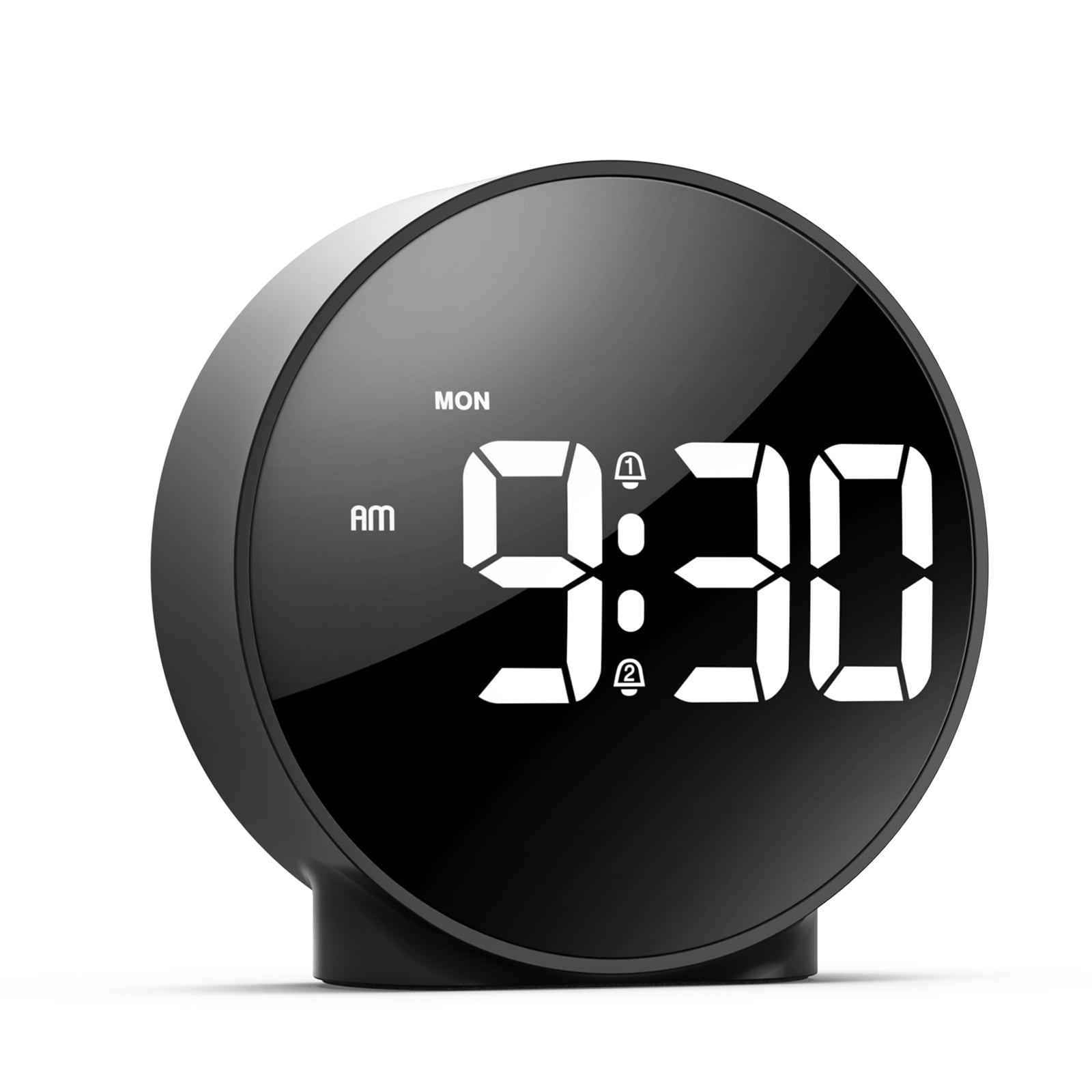 LED Digital Alarm Clock Battery Operated, ORIA Desk Alarm Clock with