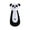 Black, variant on Long Animal Squeaky Plush Dog Toy – Raccoon,Panda & Fox Shapes for Fetching,Interactive Soft Puppy Toy for Comforting Play