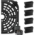 thumbnail image 1 of LAICAIW Air Fryer Replacement Parts for Ninja AF080 Mini Air Fryer, 4 PCS Heat Resistant Food Grade Anti-Scratch Silicone Air Fryer Rubber Feet Tabs Tips Parts Accessories Covers, 1 of 7