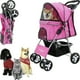 thumbnail image 2 of Carriola Plegable Mascotas Perros Gatos Pet Houzer  Rosa, 2 of 9