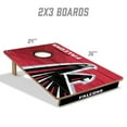 thumbnail image 6 of YouTheFan NFL Atlanta Falcons 2' x 3' Cornhole Game, 6 of 6