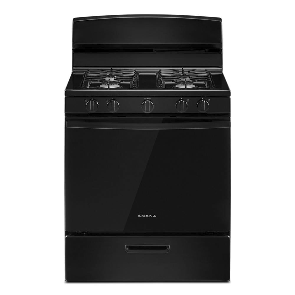 Amana Agr4203mn 30" Wide 5.1 Cu. Ft. Free Standing Gas Range - Black