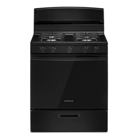 Amana Agr4203mn 30" Wide 5.1 Cu. Ft. Free Standing Gas Range - Black