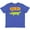 Retro Heather Royal, variant on Inktastic Big Bro Alligator Boys Announcement Youth T-Shirt