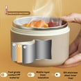 thumbnail image 6 of Portable Insulated Lunch Container Set, 2/3/4 Tier Separate Stackable Stainless Steel Lunch Container with Insulated Lunchs Bag, Bento Box Hot Food Lunch Containers to Microwave, 6 of 7