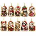 thumbnail image 5 of Christmas DIY Pearl Diamond Ornaments, Art Kit For Adults, Glossy Pearl Acrylic Hanging Decor For Christmas Tree Holiday Decor, 5 of 6