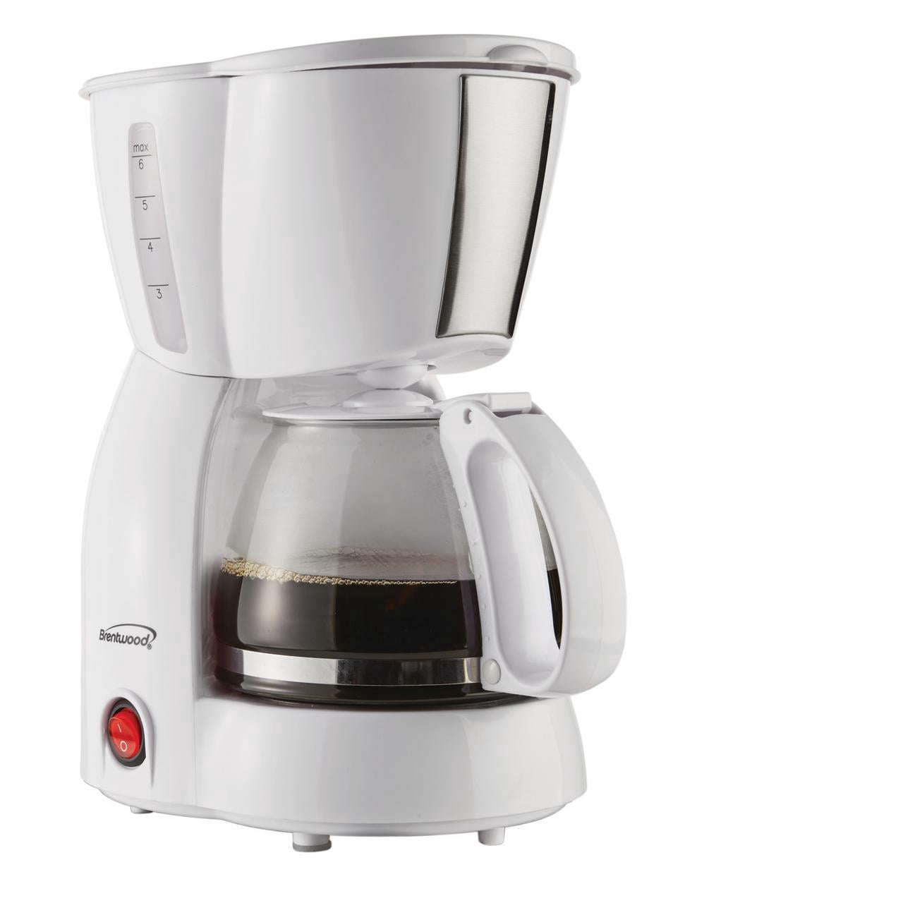 Brentwood 650-Watt 4-Cup Coffee Maker (White), TS-213WPT